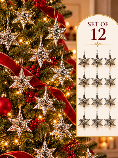 Mexican Tin Star Ornament - Estrellas Lamina Esferas