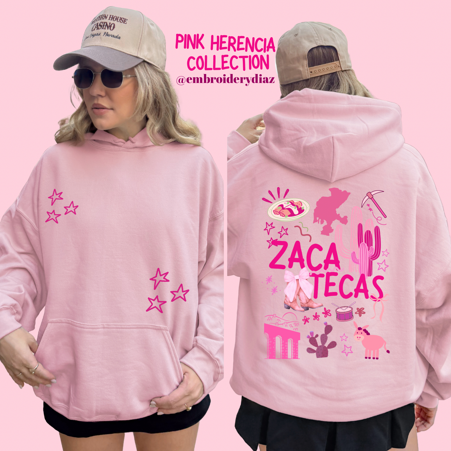 Zacatecas Pink Herencia Sweater