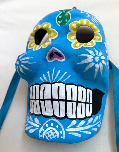 Paper-maché mask, traditional décor.
