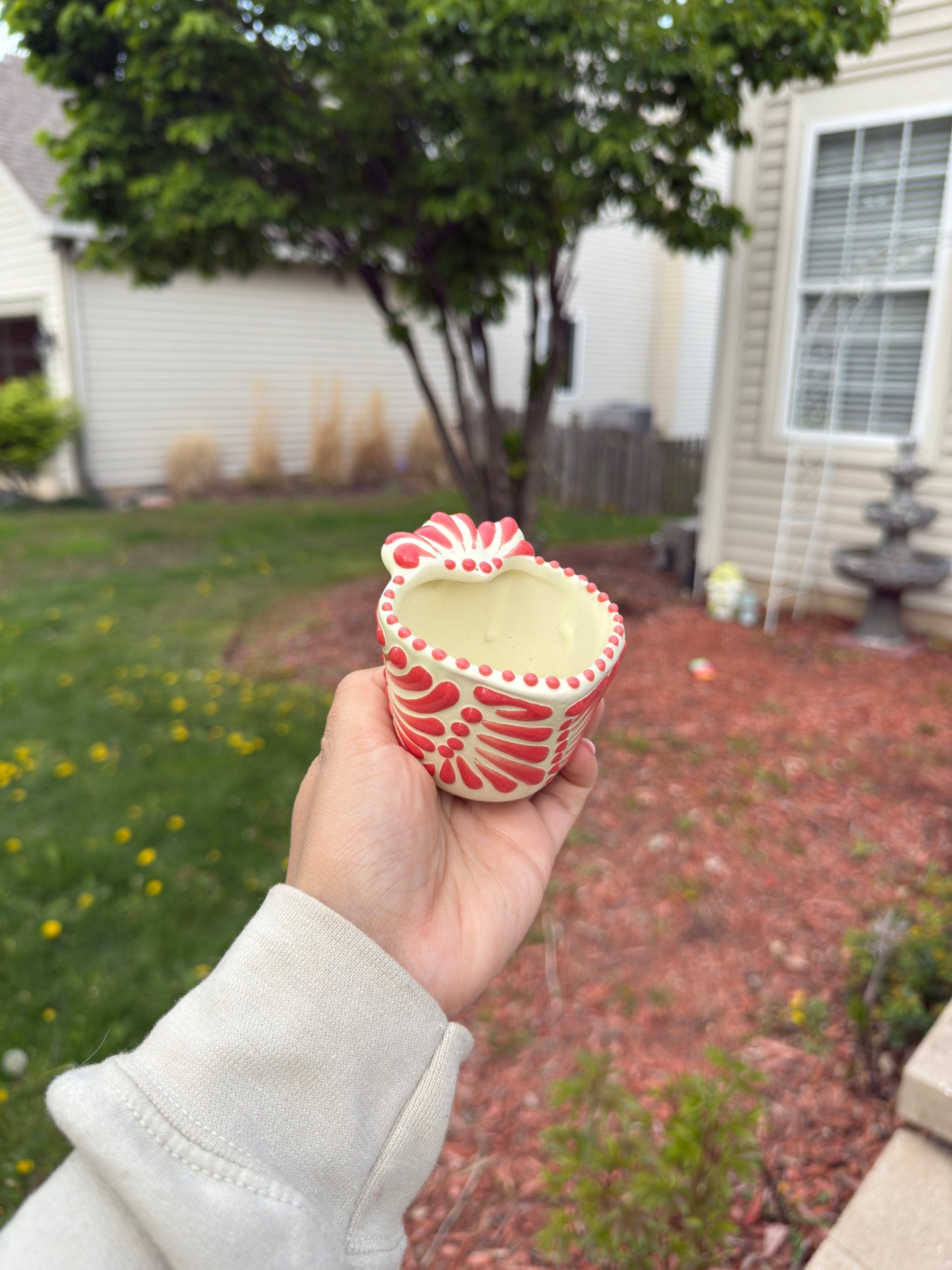 Talavera Corazon Mezcalero Red/White - Tequilero