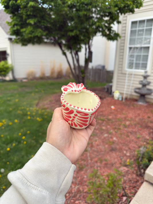 Talavera Corazon Mezcalero Red/White - Tequilero