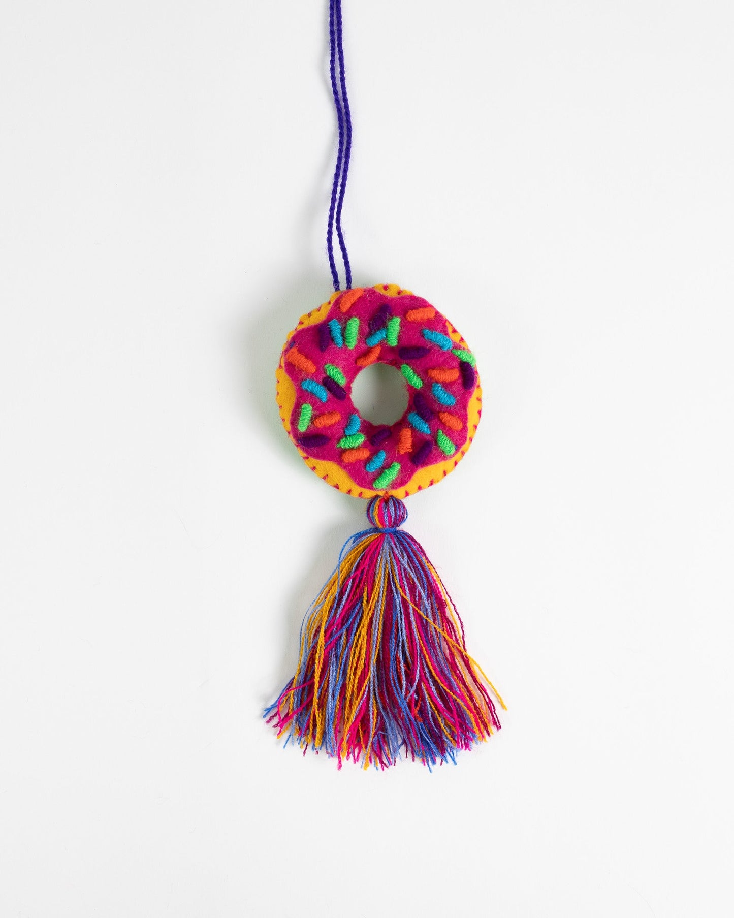Delicious Donut Tassel Bag Charm