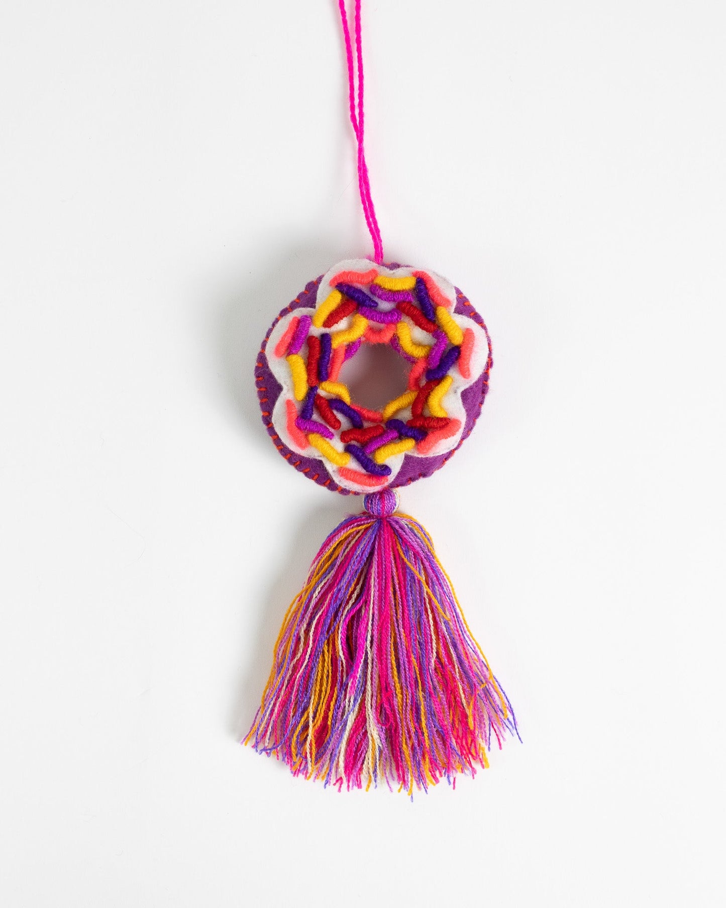 Delicious Donut Tassel Bag Charm