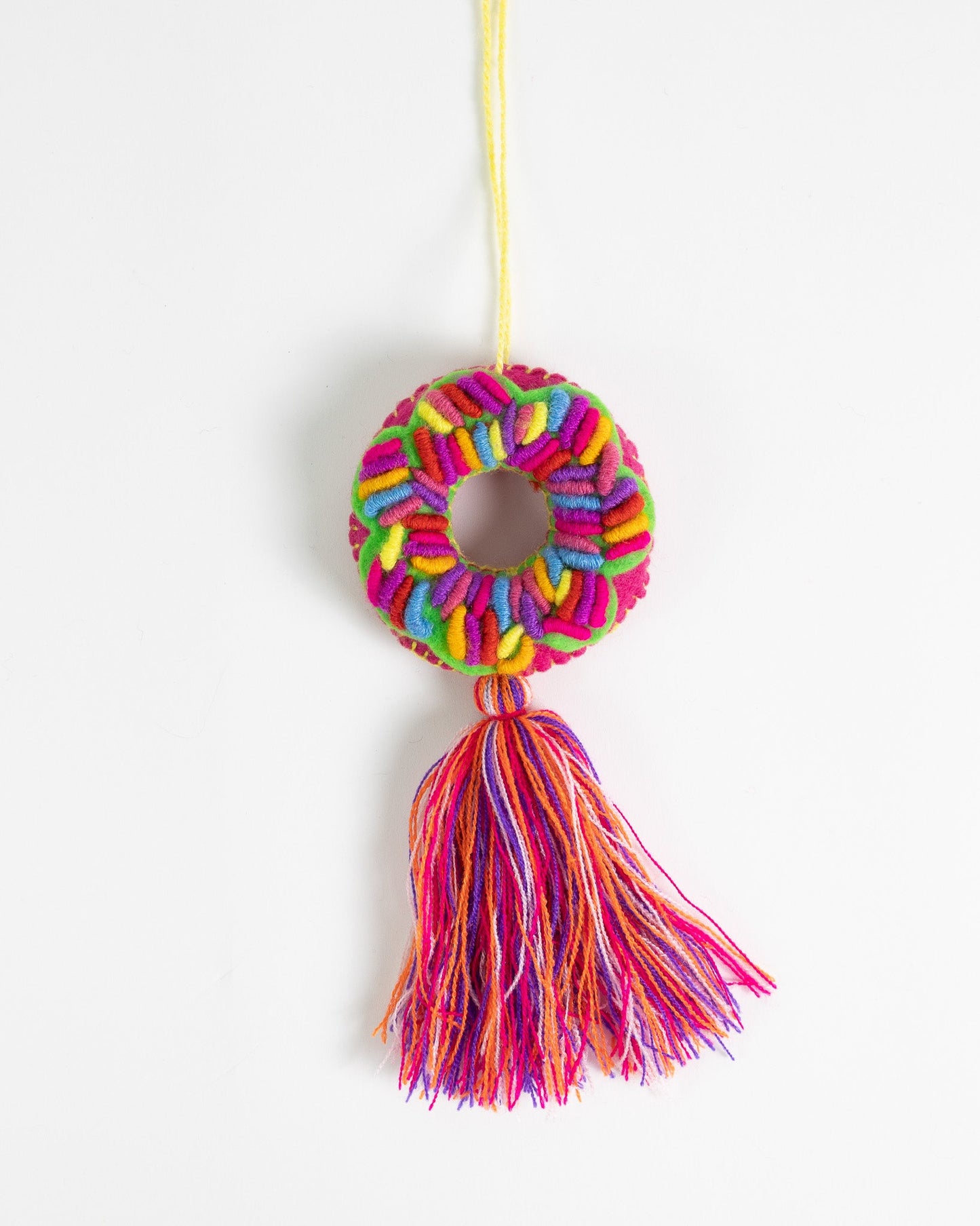 Delicious Donut Tassel Bag Charm