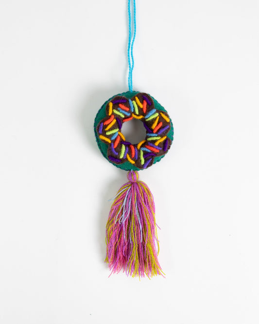 Delicious Donut Tassel Bag Charm