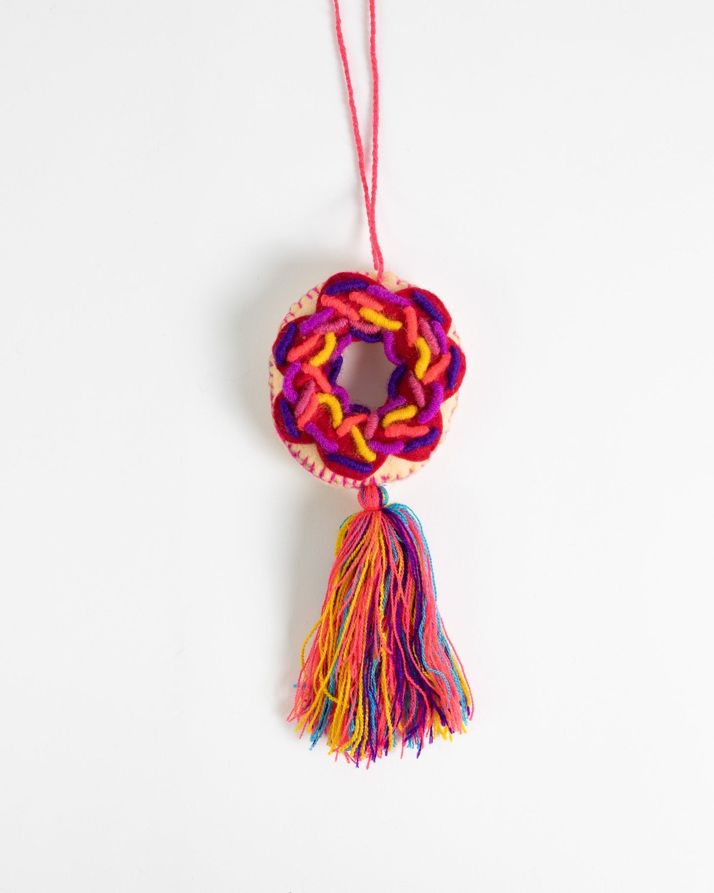 Delicious Donut Tassel Bag Charm