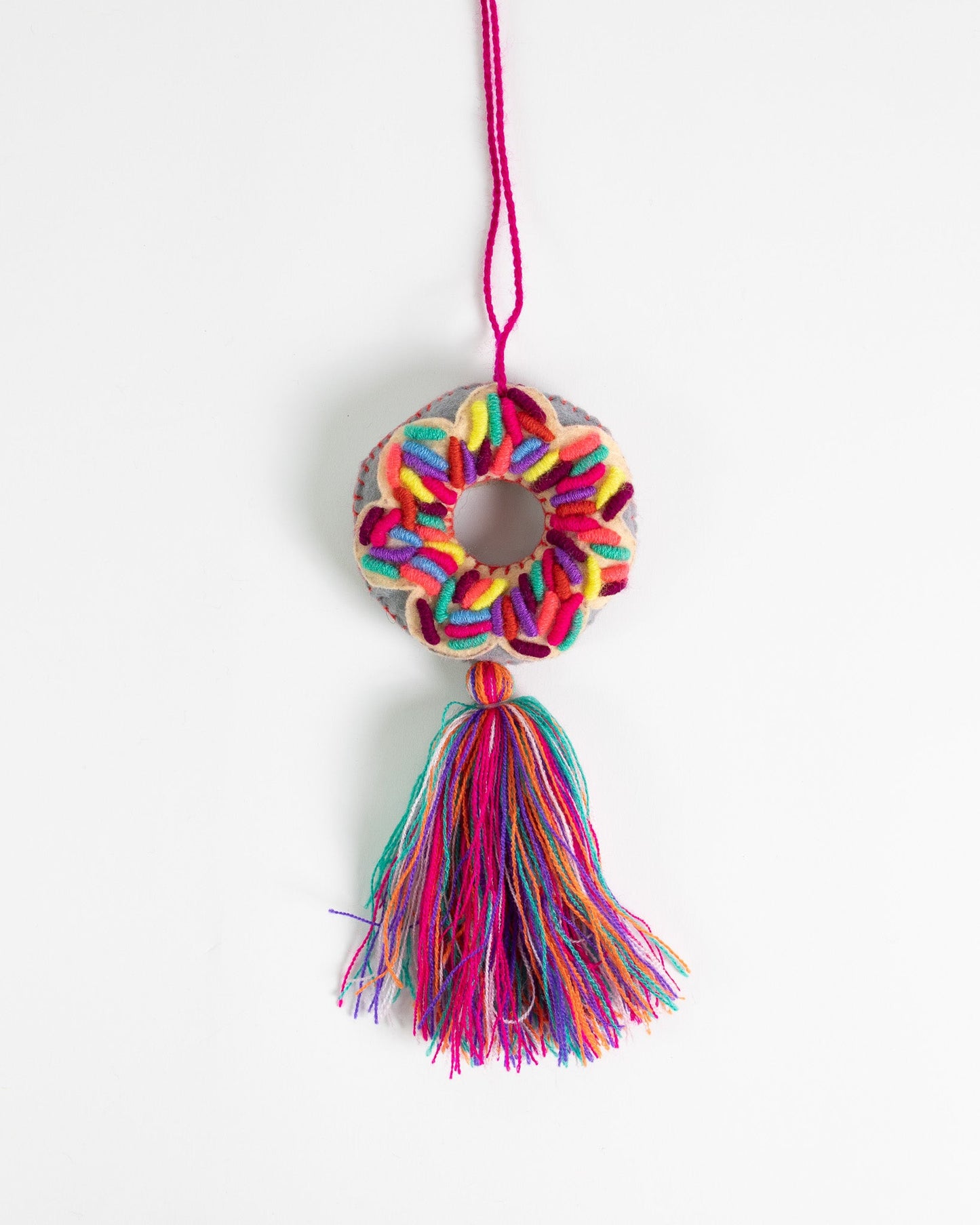 Delicious Donut Tassel Bag Charm