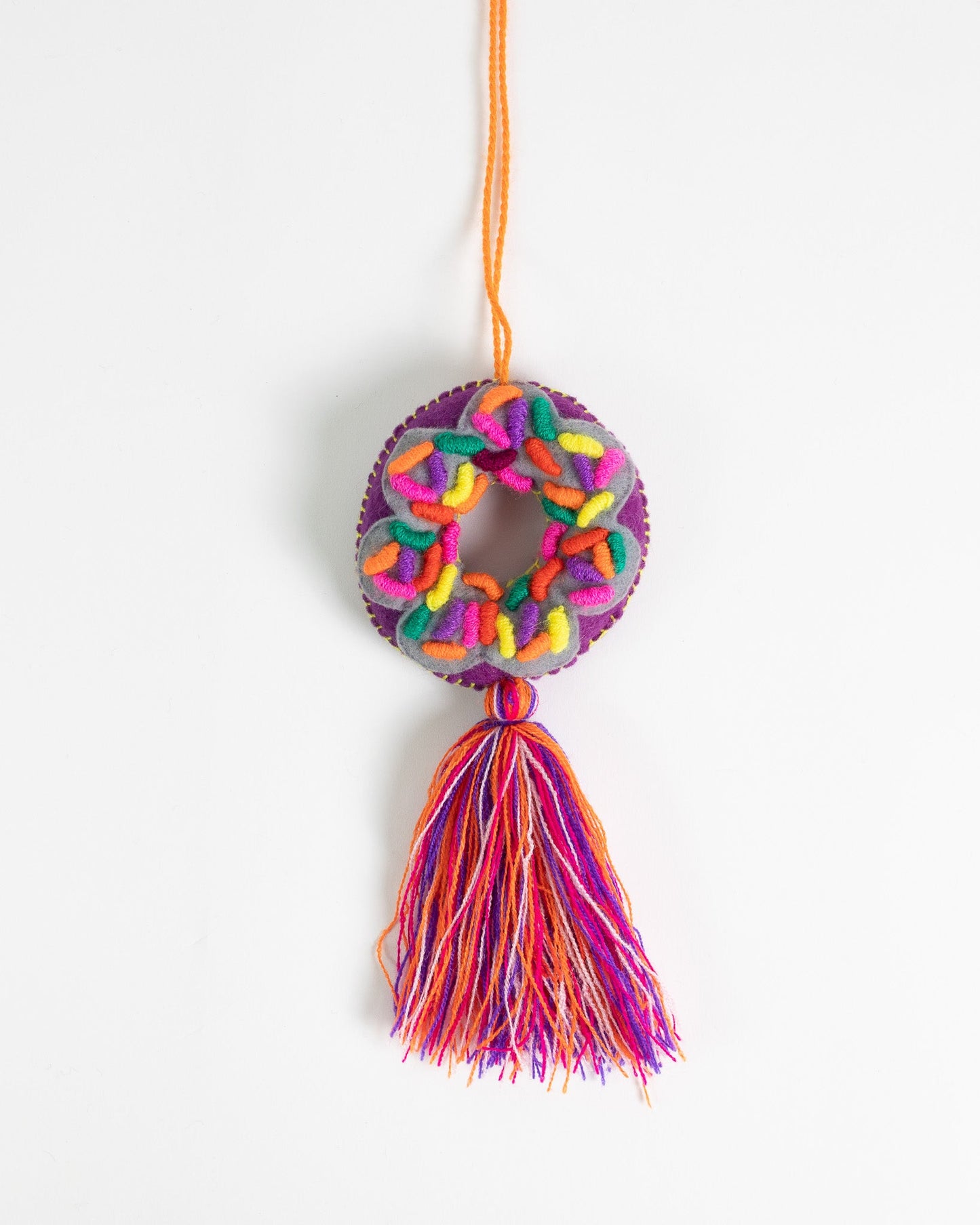 Delicious Donut Tassel Bag Charm
