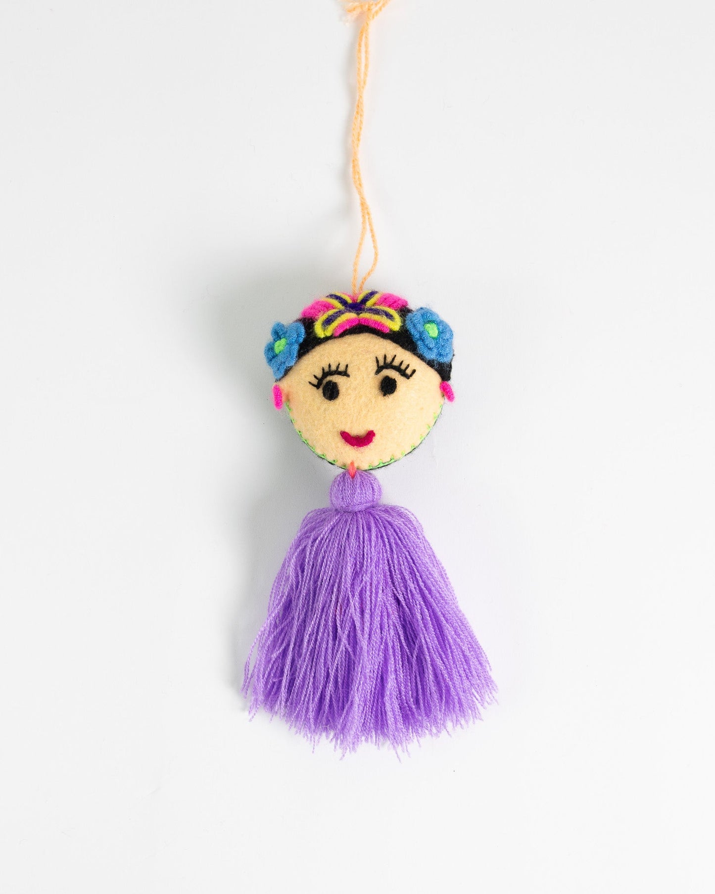 Mexican Folk Art Frida Kahlo Bag Charm