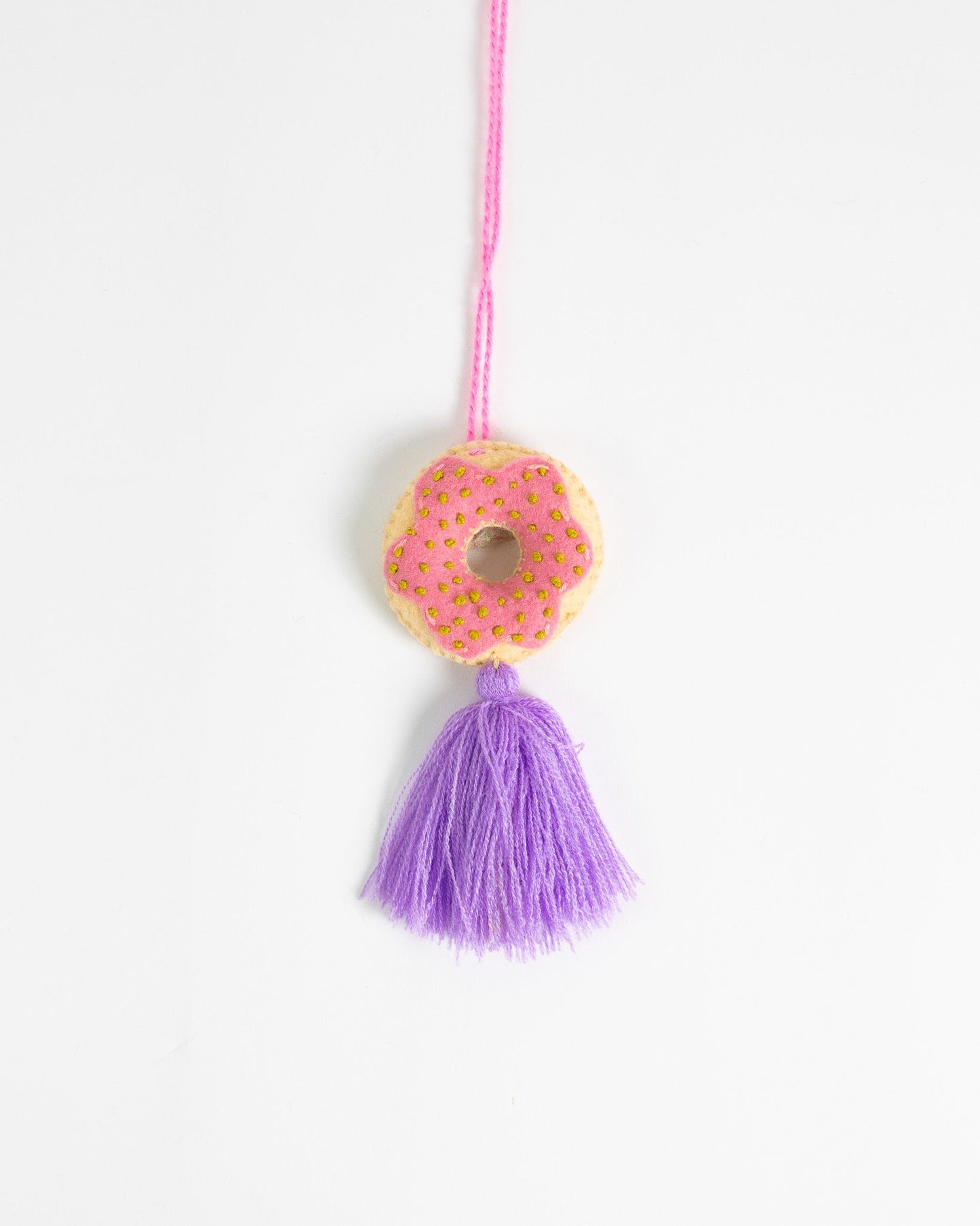 Mini Delicious Donut Tassel Bag Charm