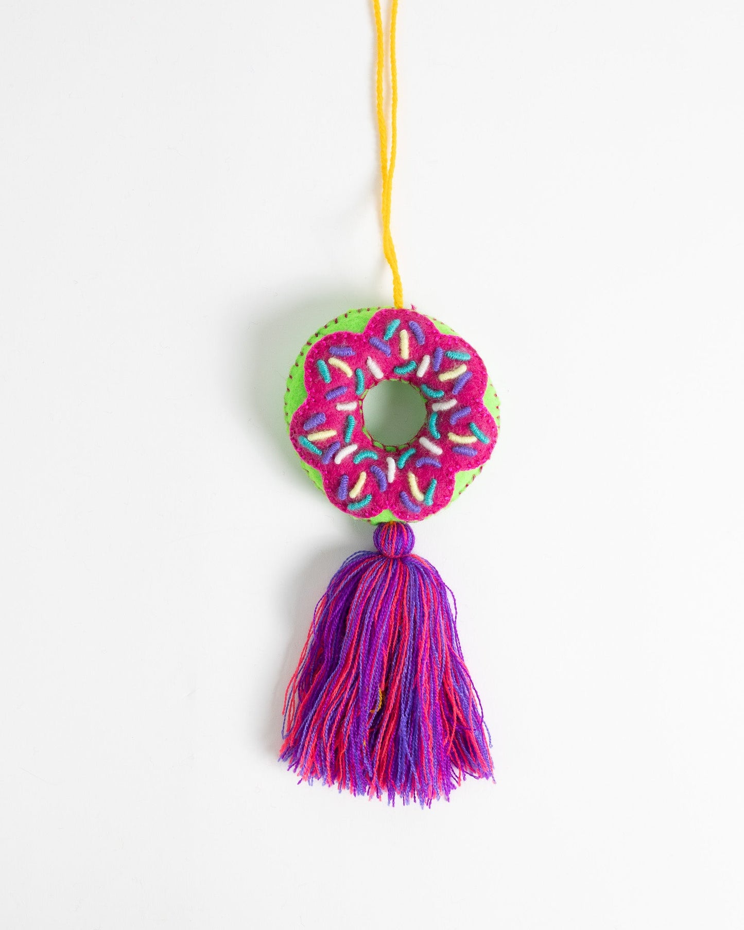 Delicious Donut Tassel Bag Charm