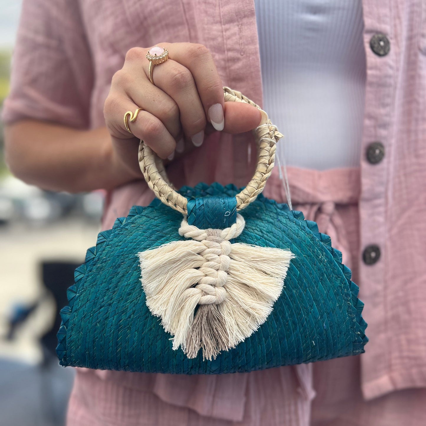 Mini Crescent with Tassel