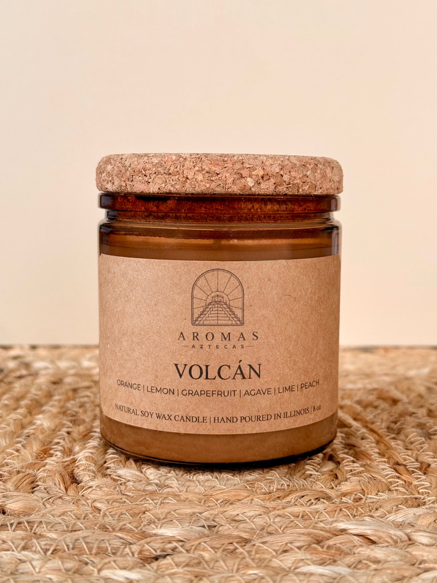 Volcán Soy Candle