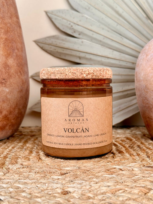 Volcán Soy Candle