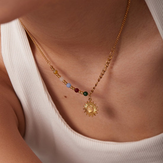 Sol Necklace Gold Plated - Collar Sol