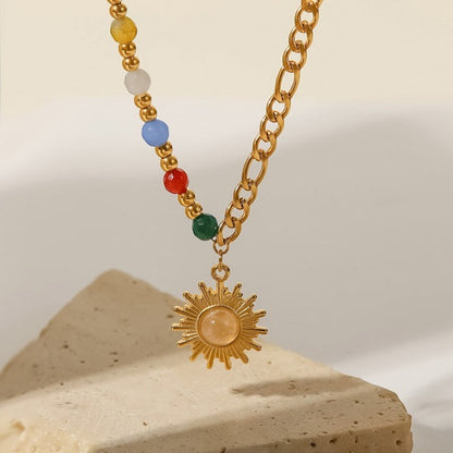 Sol Necklace Gold Plated - Collar Sol
