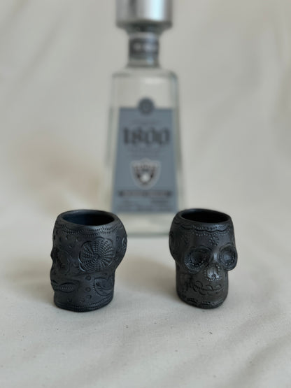Shot skull Barro negro