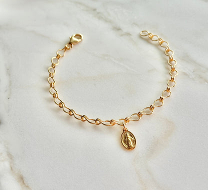 Marian Consecration Miraculous Medal Bracelet