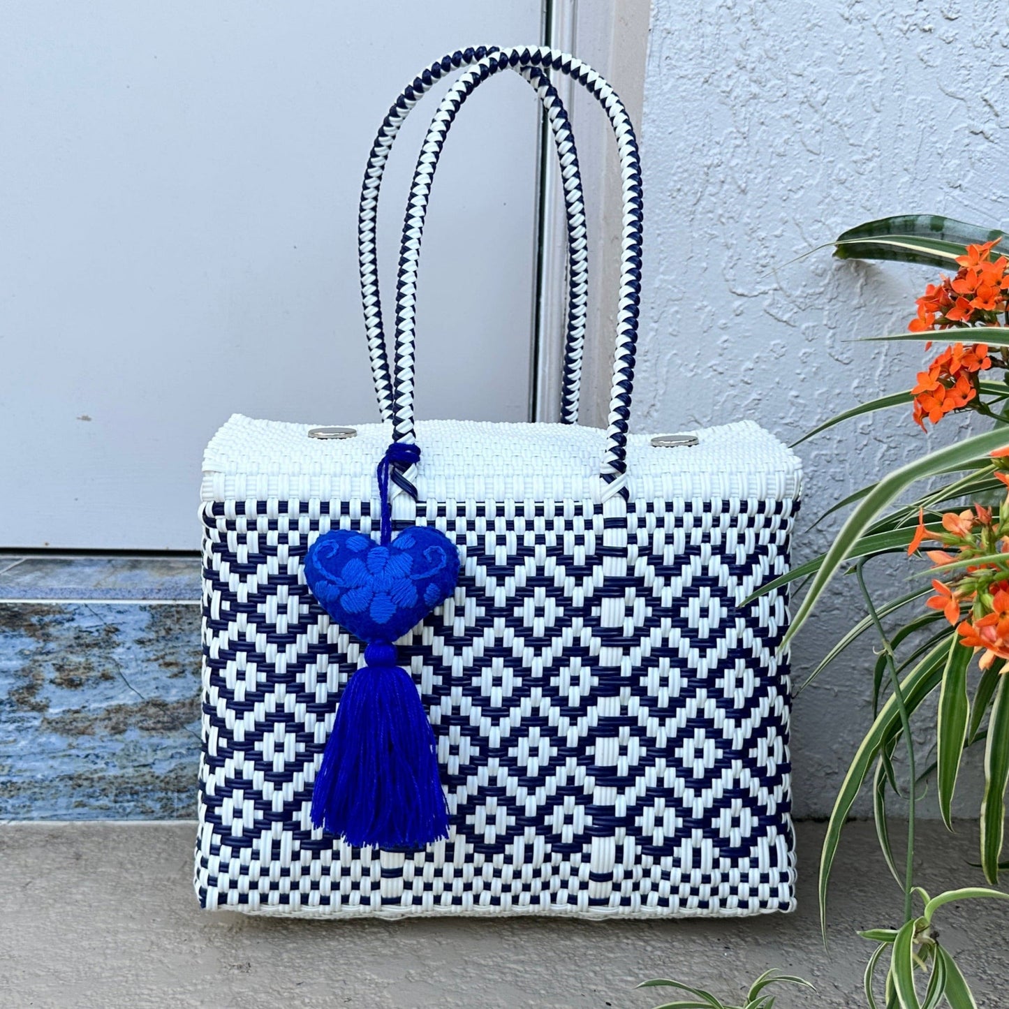 Artisan Mexican Box Bag - Medium