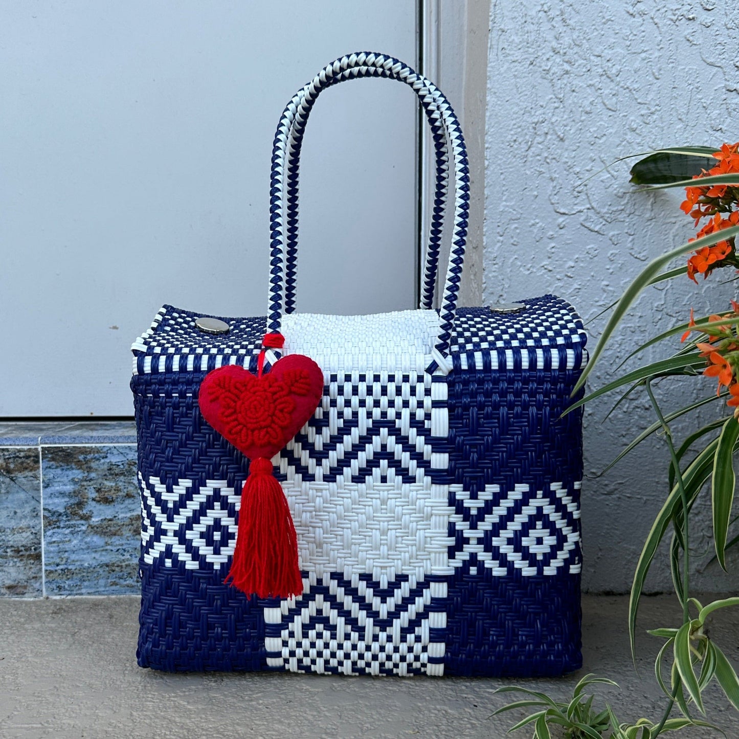 Artisan Mexican Box Bag - Medium