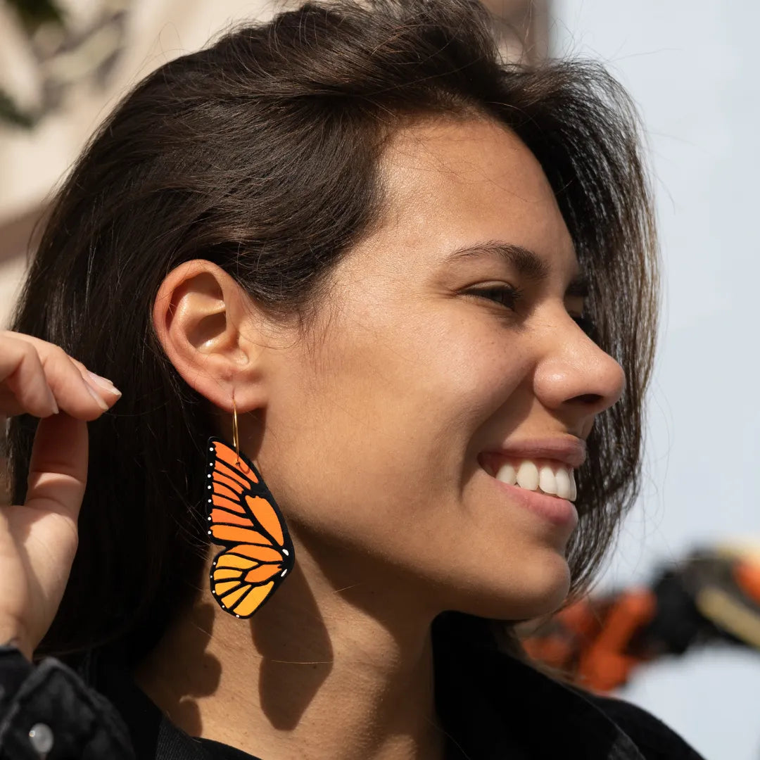 Monarch Butterfly Hoops