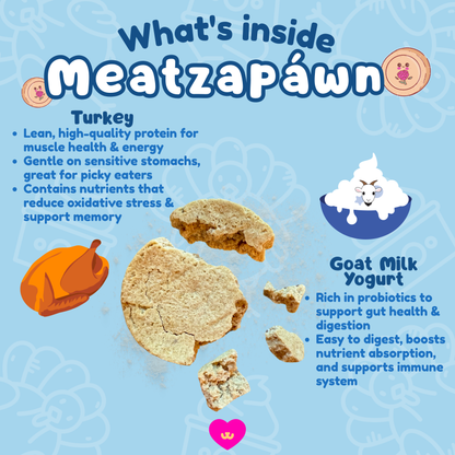 Meatzapawn Cajita Treats for Dogs And Cats - Mazapan Para Perros y gatos