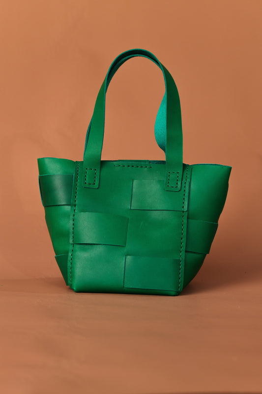 CARMEN BASKET BAG // GREEN