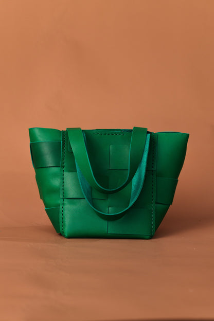 CARMEN BASKET BAG // GREEN