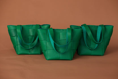CARMEN BASKET BAG // GREEN