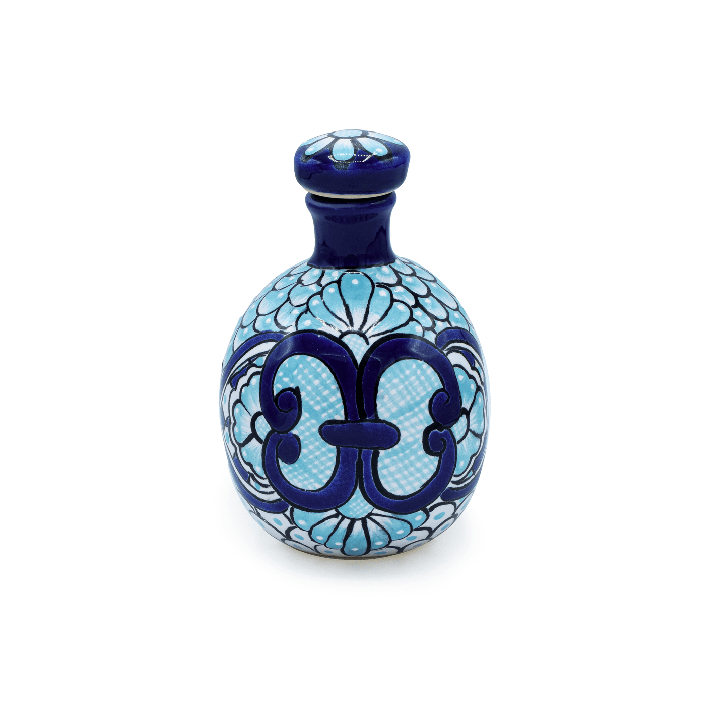 Mexican Large Skull Bottle Ceramic - Licorera Calavera