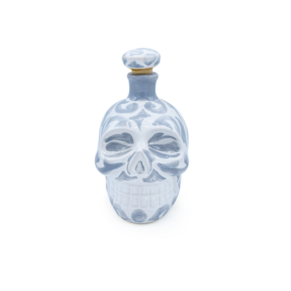 Mexican Large Skull Bottle Ceramic - Licorera Calavera