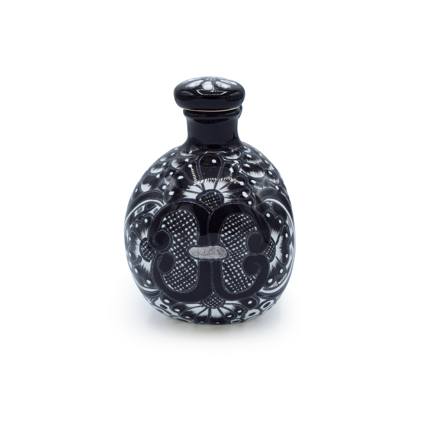 Mexican Large Skull Bottle Ceramic - Licorera Calavera