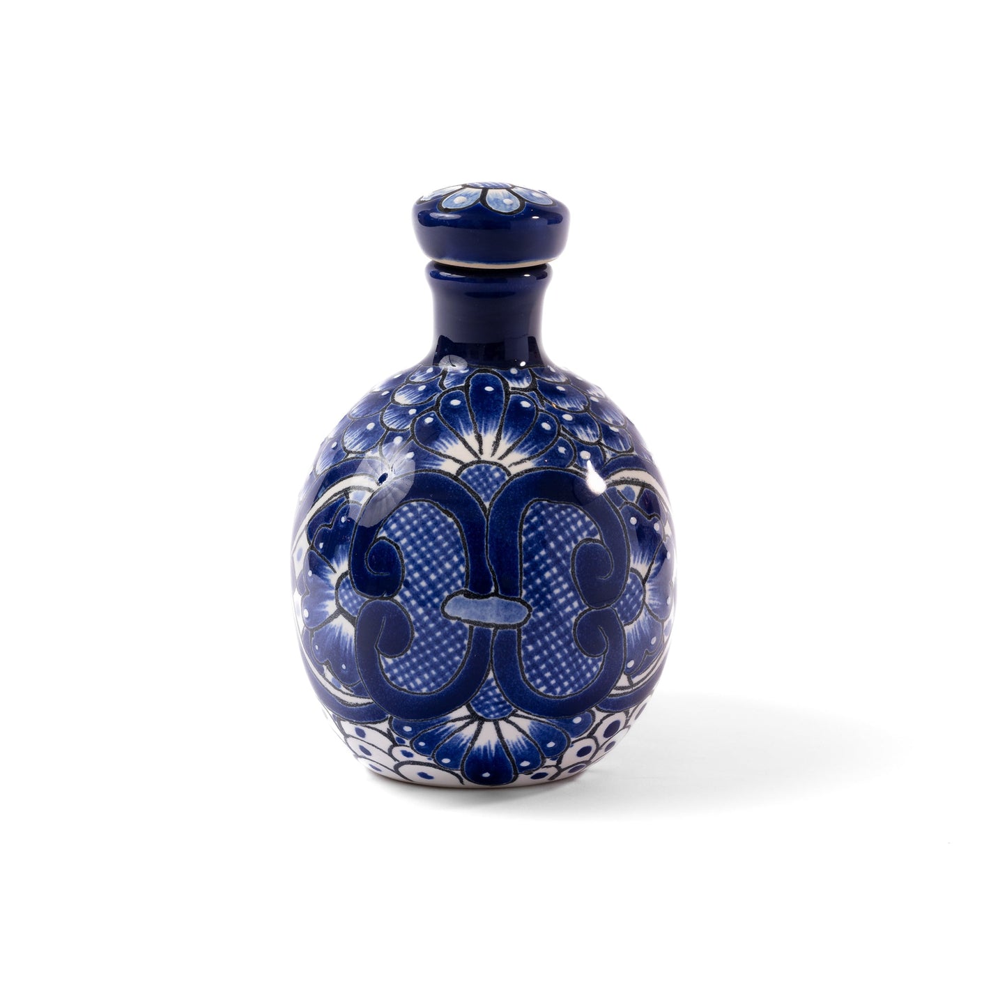 Mexican Large Skull Bottle Ceramic - Licorera Calavera