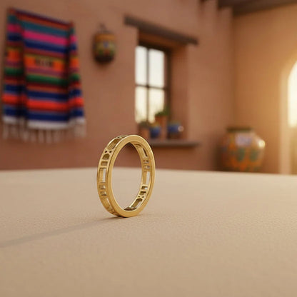 El Imperio Ring Stack Size 8 Gold Plated - Conjunto de Anillos