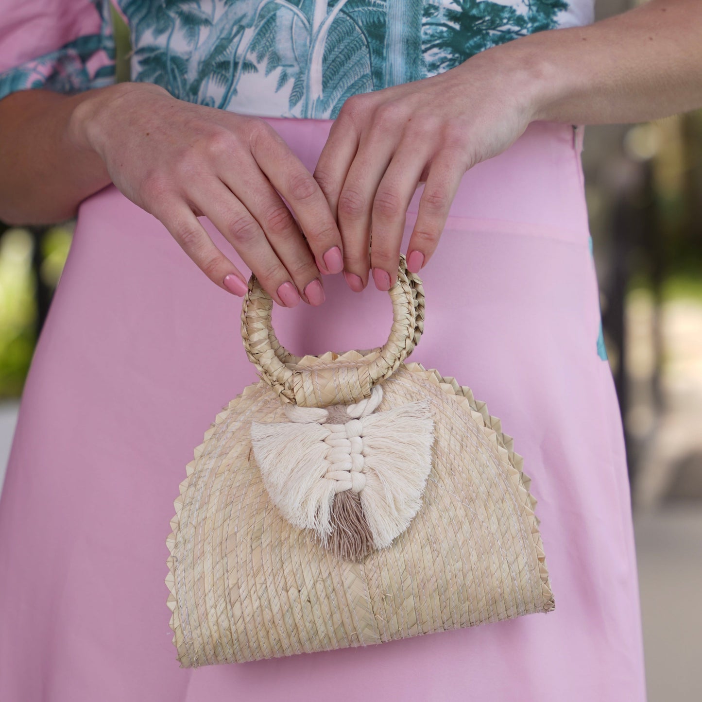 Mini Crescent with Tassel