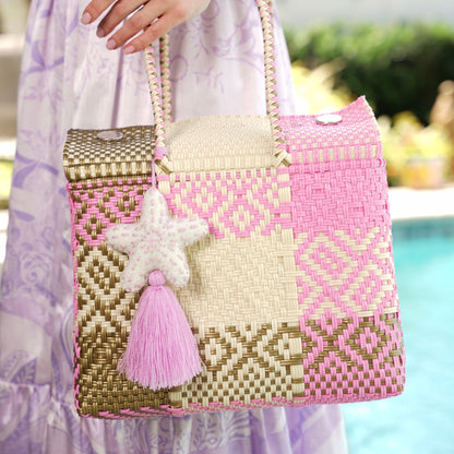 Artisan Mexican Box Bag - Medium