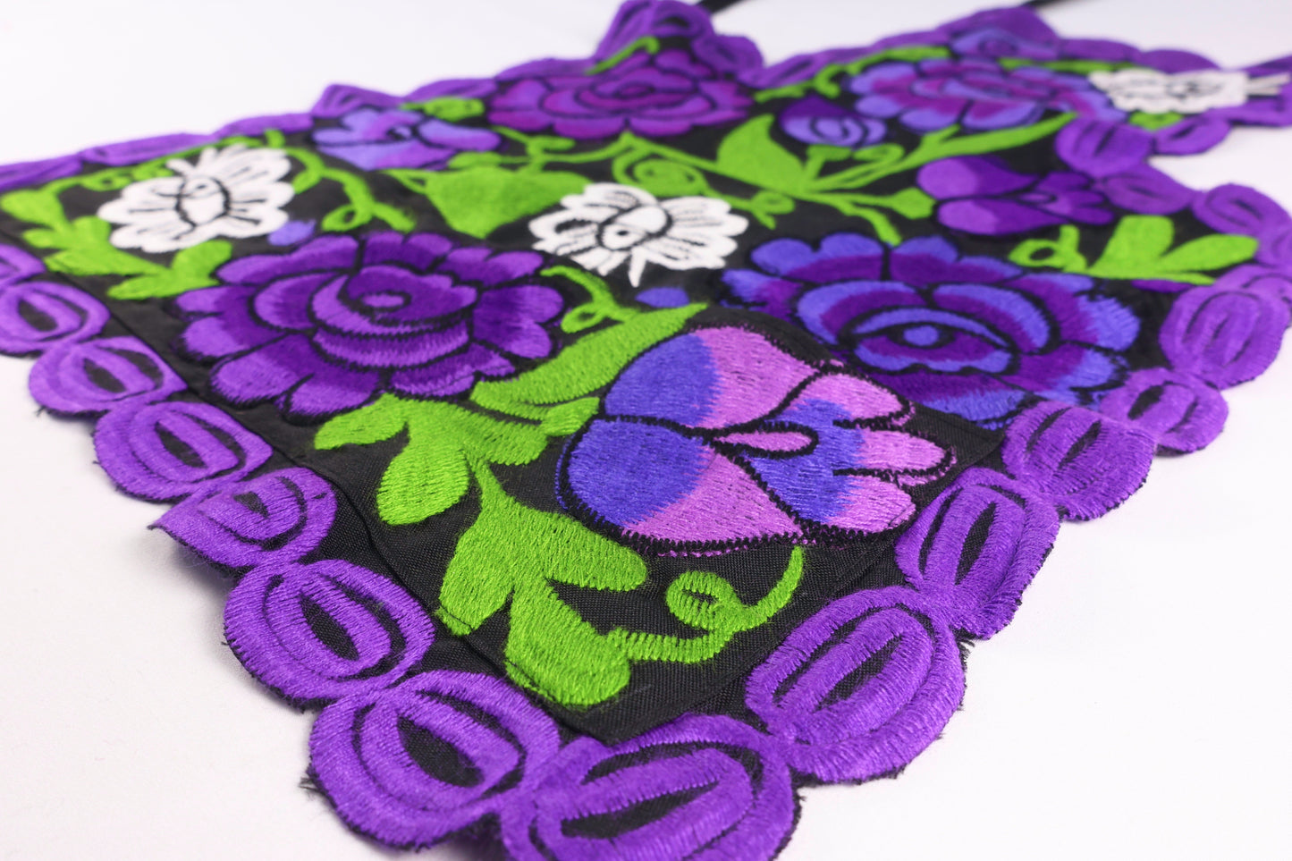 Embroidered Floral Apron 2 Pc Set - Juego Mandil Mama Hija