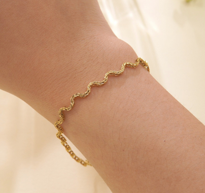 La Apuesta Necklace and Bracelet Gold Plated - Set Pulcera y Collar