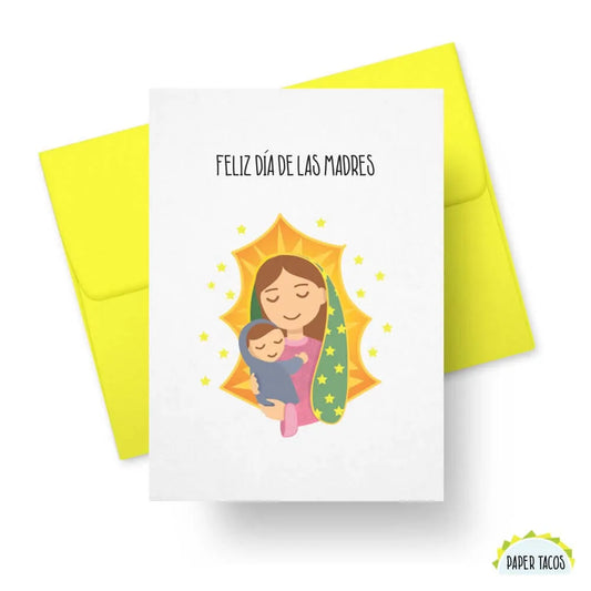 Feliz Día De Las Madres - Virgen de Guadalupe Gift Card