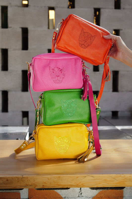 JAGUAR LUCIA CROSSBODY// GREEN