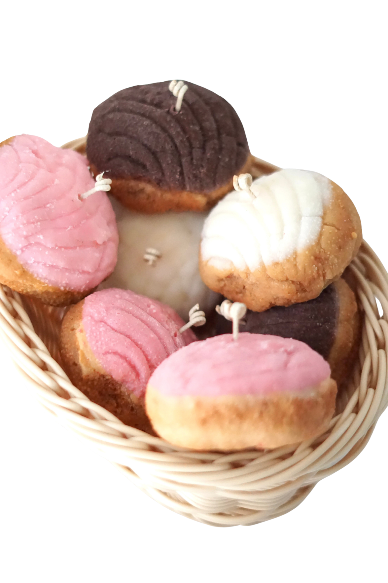 3 Concha Pan Dulce Candle - Vela