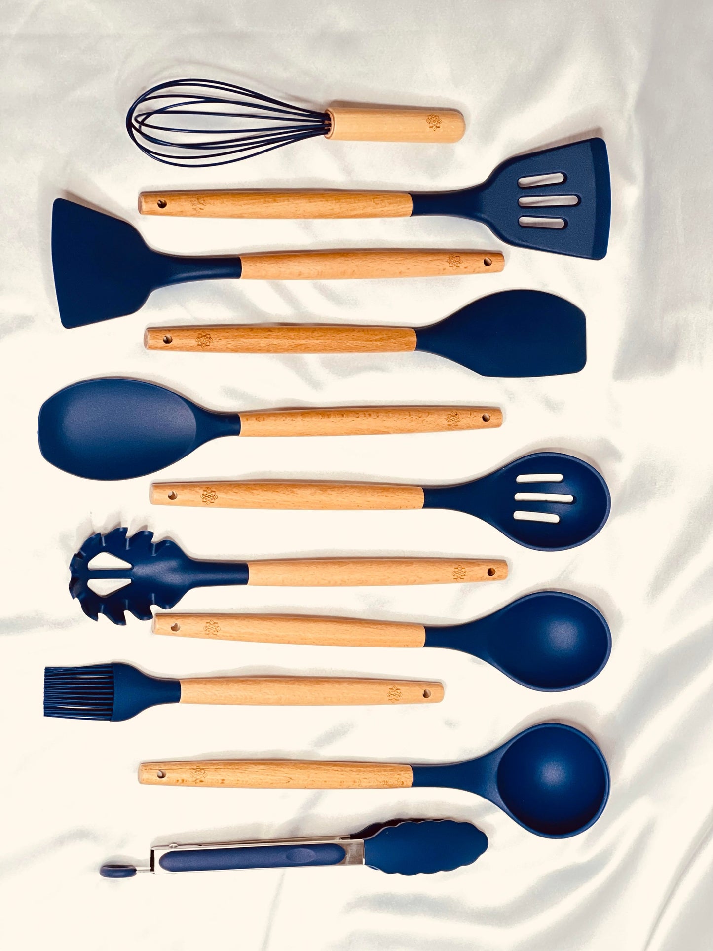 Edición Azul : 12-Piece Talavera Utensil & Holder Set - Porta Cucharas
