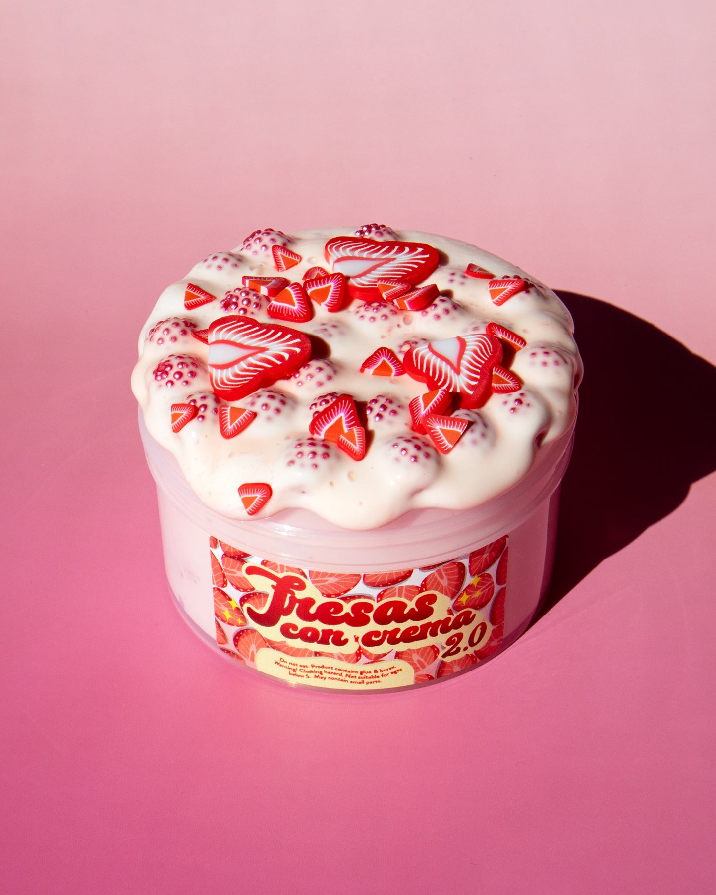 Fresas Con Crema Inspired Slime - Fresas con Crema Slime