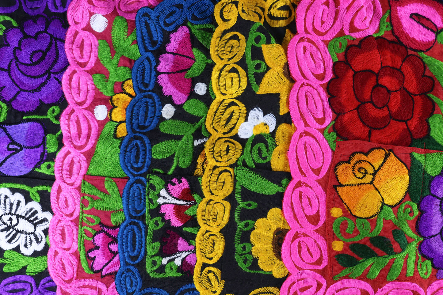 Embroidered Floral Apron 2 Pc Set - Juego Mandil Mama Hija