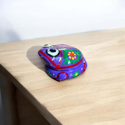 Guerrero Frog Jewelry Box | Handmade Mexican Ceramic Trinket Holder