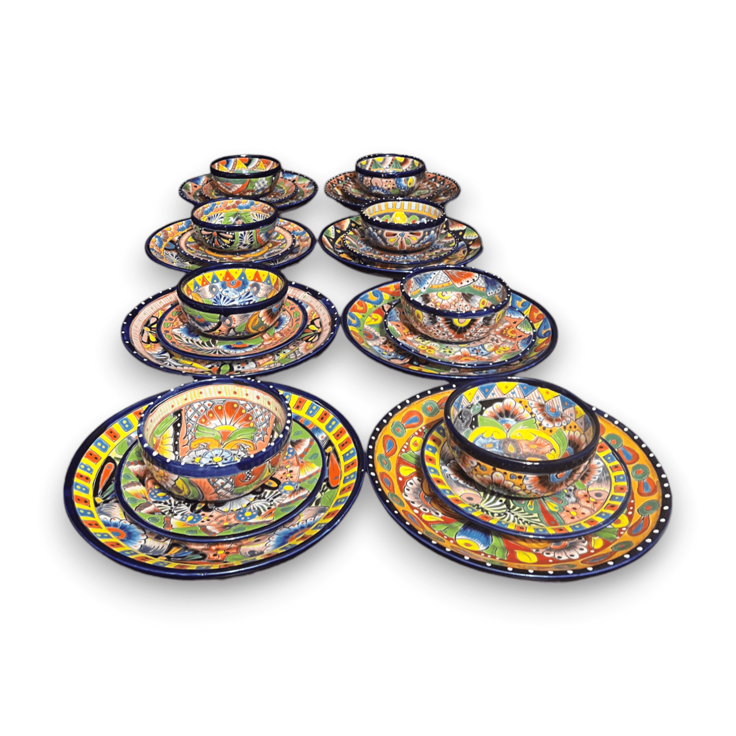 Talavera Dinnerware Set 32-Piece for 8- Juego de Platos