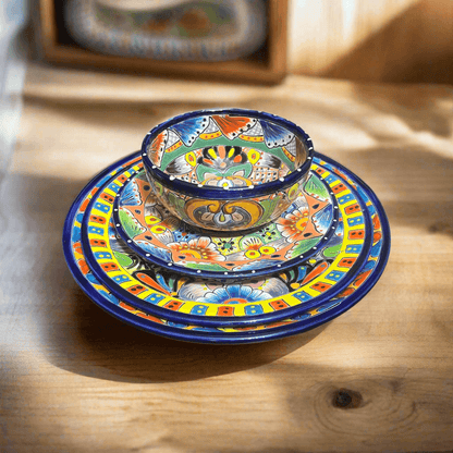 Talavera Dinnerware Set 32-Piece for 8- Juego de Platos