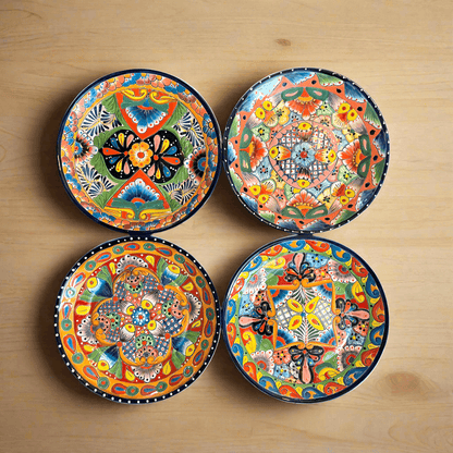 11.5" Talavera Dinner Plate | Vibrant Mexican Dinnerware