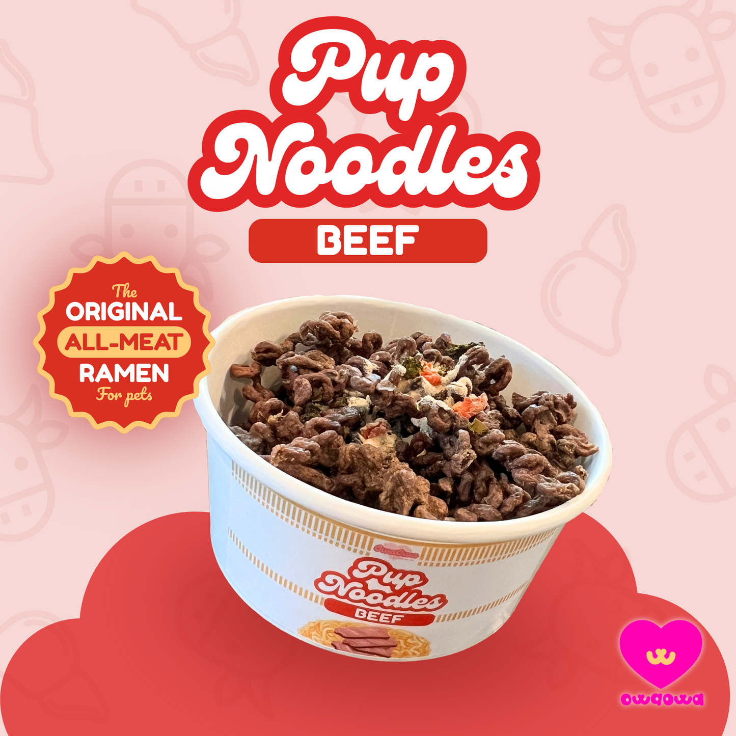 Pup Noodles™ – Beef Treats for Dogs And Cats