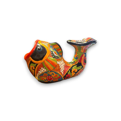 Talavera Fish Planter | Hand-Painted Mexican Ceramic Decor